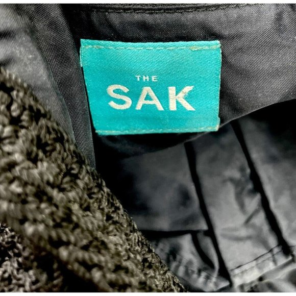 The Sak Women's Black Hand Crochet Boho Shoulder Bag Handbag Purse - Picture 5 of 6